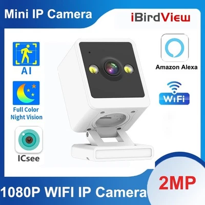 1080P HD 2.4G WiFi IP Home Security Camera Motion Detection Two Way Audio APP - Image 1 of 4
