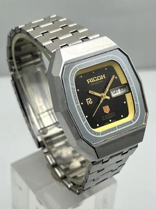 Ricoh Ref.061951 Automatic Day/Date Japan Made Vintage Men's Wrist Watch - Picture 1 of 14