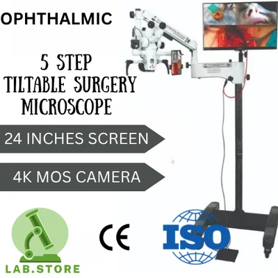 5 step Tiltable head (Ophthalmic/Dental) Surgery Microscope - Image 1 of 4
