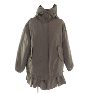 Ottimo piumino MONCLER IRUS kaki poliestere donna - Foto 1 di 16