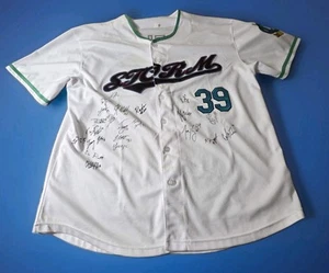 Quad City Storm Team Signed SPHL Pro Hockey Baseball Jersey White XL 39 Copeland - Picture 1 of 15