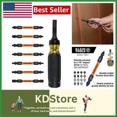 Klein 15-in-1 Impact-Rated Ratcheting Multi-Bit Screwdriver - Image 1 of 4