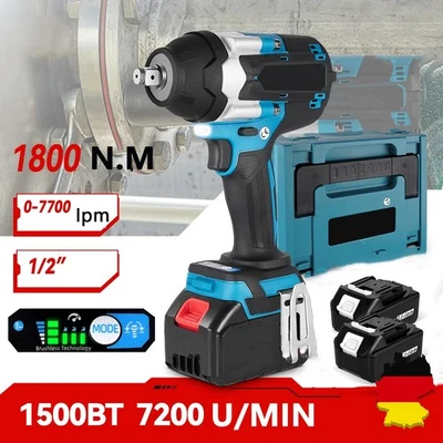 Mit 2 Akkus Schlagbohrschrauber Akkuschrauber 1500Mah Elektrischer Bürstenloser - Bild 1 von 4