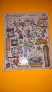 Renae Lindgren Scrapbooking Stickers Home Improvement Die Cut Multi-Color Sheet - Picture 1 of 1