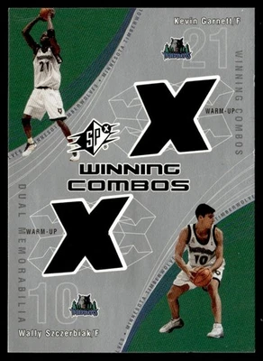 2002-03 SPx Winning Combos Dual Kevin Garnett/Wally Szczerbiak Minnesota - Image 1 of 2