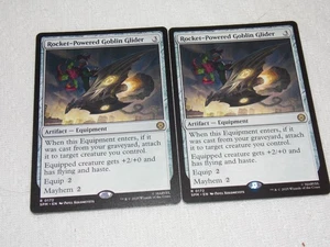 MTG Rocket-Powered Goblin Glider x2 Rare Spider-Man NM Low S&H Read Description - Bild 1 von 1