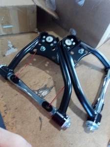 Front Tubular Upper Control Arms For Camaro Firebird 1967-1969 Nova 1968-1974 - Picture 1 of 7