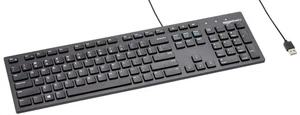 Amazon Basics kabelgebundene QWERTZ-Tastatur, volle Größe, schwarz - Bild 1 von 1