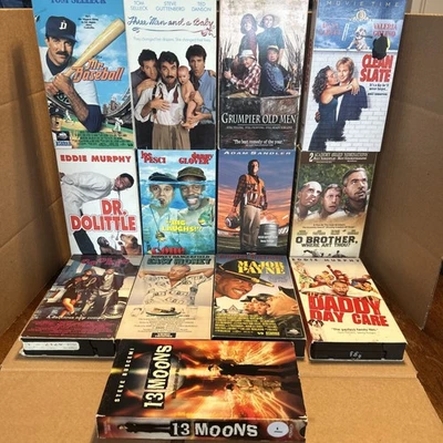 13 Vintage VHS Family Movies Dr Dolittle COOKIE Easy Money THE WATERBOY & More Foto 1 de 4
