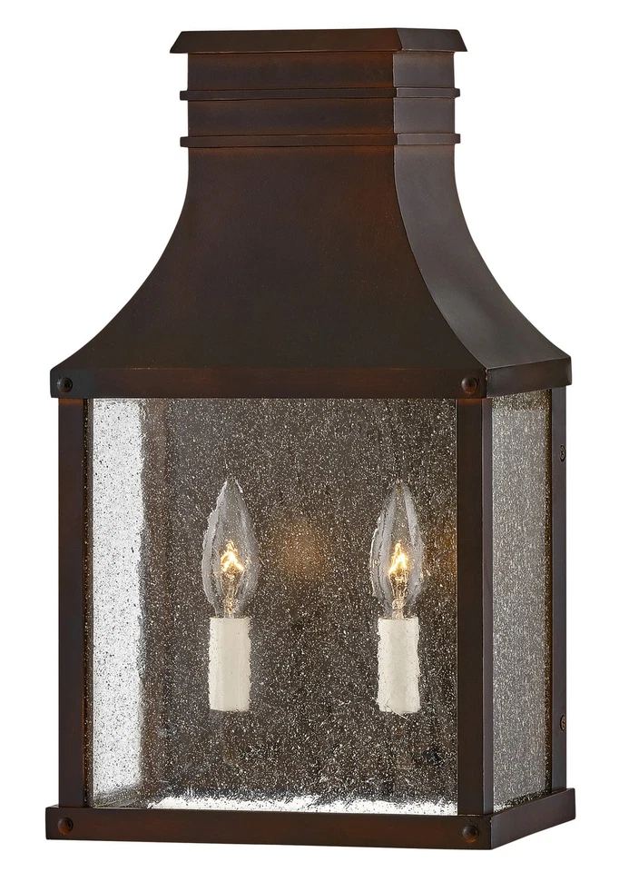 Hinkley Lighting 17466BLC Beacon Hill - 2 Light Medium Outdoor Wall Mount
