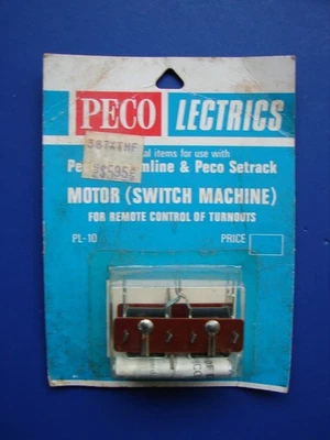 Peco Lectrics #PL-10 Motor (Switch Machine) For Remote Control Of Turnouts NOS - Image 1 of 4