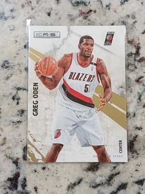 2010-11 Rookies and Stars Gold /499 #76 Greg Oden Blazers - Image 1 of 2