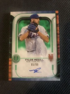 2022 topps tribute tylor megill auto /99 new york mets  - Picture 1 of 2
