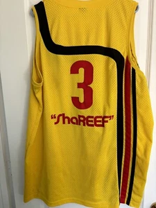 Shareef Abdur Rahim Hawks Jersey XXL Check Photos Yellow Red - Picture 1 of 4