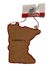 Minnesota Cork board Map Christmas Ornament By Wondershop; United States Decor - Picture 1 of 4