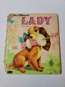 WALT DISNEY'S LADY 1954 HARDCOVER TELL-A-TALES - Picture 1 of 3