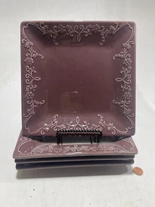 4 Stück! HausenWare 9" Salatteller lila - Bild 1 von 3