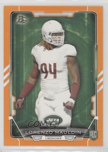 2015 Bowman Rookies Orange /299 Lorenzo Mauldin #88 Rookie RC