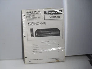 Sanyo VHR1900 Original Trainingshandbuch - Bild 1 von 2