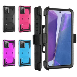 For Samsung Note 20 / Note 20 Ultra Case Hybrid Belt Clip Holder Outdoor Protect - Picture 1 of 25