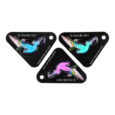 Hummingbird Needle Threader & Cutter  Set of  3 in Pink Blue & Teal - Image 1 of 2