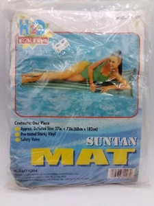 Alfombra de bronceado vintage H20 en paquete inflable flotante de agua bronceado - Imagen 1 de 4