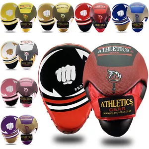 Focus Pads Hook & Jab Mitts Kickboxen MMA Strike Boxsack Kick Curved - Bild 1 von 48