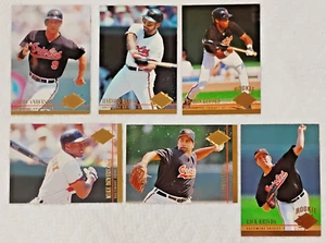 6 baseball cards all/only BALTIMORE Orioles FLEER ULTRA 1994 Unforgettable Team - Picture 1 of 2