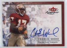 2012 Fleer Retro 2000 Autographics Charlie Ward #00AU-WA Auto