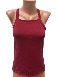 Sarah Pacini One Size XS S Sweater Knit Top Blouse Top Red Spaghetti Top - Picture 1 of 4