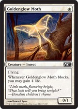 4x Goldenglow Moth ~ Near Mint Magic 2011 M11 MTG Magic x4 4 UltimateMTG Playset