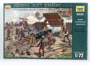 ZVEZDA 8032 KIT 1/72 1:72 MEDIEVAL HEAVY BOMBARD XIV -XV A.D. - Picture 1 of 2