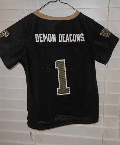 Wake Forest Demon Deacons #1 Football toddler Jersey  size 2T Cover