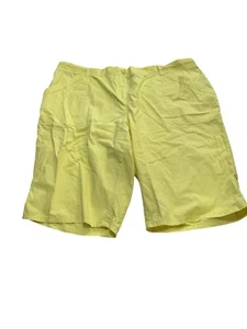 AUTOGRAPH Womens Yellow Convertible Chino shorts Women's size 22 Good condition - Picture 1 of 8