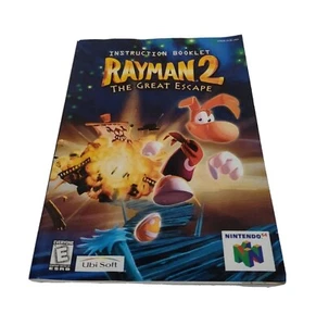 Rayman 2 (Nintendo 64, 1999) Authentic Manual Only Instruction Booklet No Game - Picture 1 of 5