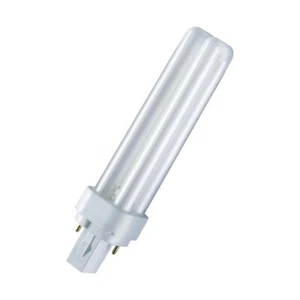 Osram Eco Kompaktleuchtstofflampe Dulux D 23W = 26W/827 G24d-3 1750lm warm 2700K - Bild 1 von 1