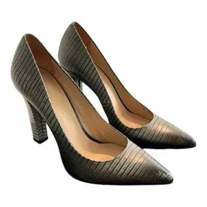 ELIZABETH and JAMES Zapatos Para Mujer Ombre Serpiente Patrón Bombas Tacones Zapatos 7.5B - Imagen 1 de 8