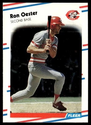 1988 Fleer Ron Oester Cincinnati Reds #242 - Image 1 of 2