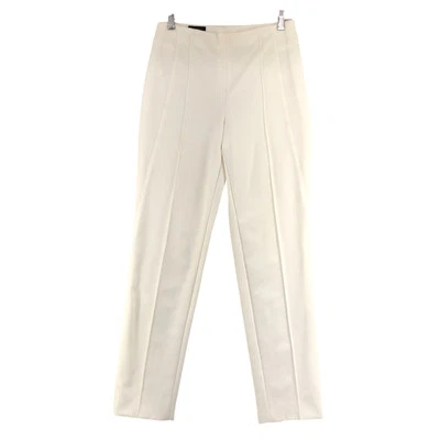 Брюки женские Escada размер 36 США M прямые штанины заколка сбоку на молнии эластичные белые - Изображение 1 из 4
