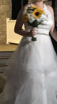 Wedding Dress (Bridal) Gown Size 10 - Image 1 of 4