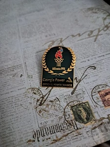 Vintage Atlanta 1996 Olympics Georgia Power offizielle Anstecknadel # 1691 - Bild 1 von 3