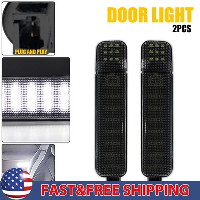 Luz de puerta LED de humo cortesía para camioneta 97-00 Chevrolet&GMC C/K 1500 2500 3500 Foto 1 de 4