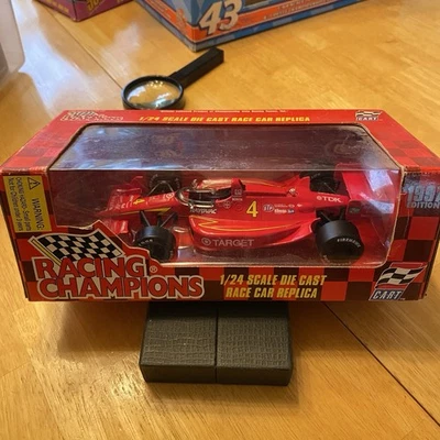 CARRITO 1:24 1997 RACING CHAMPIONS #4 TARGET INDYCAR ALEX ZANARDI INDY RARO NUEVO Foto 1 de 4