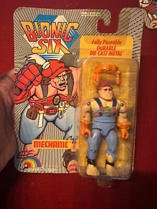 1986 LJN Toys Bionic Six Mechanic DIE CAST action figure - Picture 1 of 3