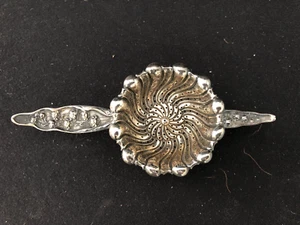 Vintage Sterling Silver Over Cup Tea Strainer, Whiting Louis XV, 3350 - Picture 1 of 12