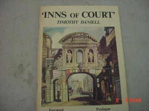 Inns of Court in London by Timothy Daniell 1971 Lord Goddard / Baroness Stocks  - Imagen 1 de 1