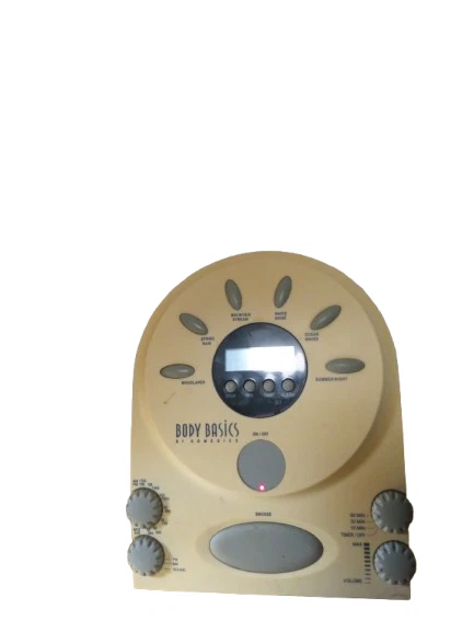 Vintage HoMedics White Noise Clock Radio Model SS400 Body Basics Tested - Image 1 of 4