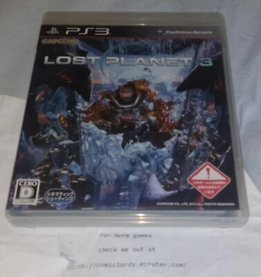 Lost Planet 3 (Sony PlayStation 3, 2013) PS3 Japan Import Region Free - Image 1 of 4