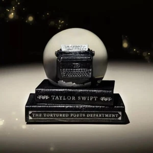 TAYLOR SWIFT THE TORTURED POETS DEPARTMENT SNOWGLOBE - IN HAND & READY TO SHIP - Picture 1 of 2