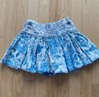 Rare Isabel Marant Collection Bohemian Quilted Mini Flare Skirt Sz 38 Ruffle